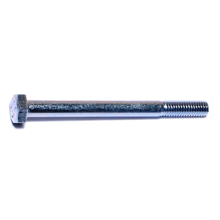 Class 8.8, M6-1.00 Hex Head Cap Screw, Zinc Plated Steel, 70 Mm L, 10 PK